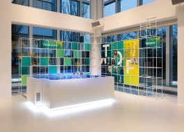 Bühler Markenraum, Ausstellung, Markenwelt, Szenografie, Firmengeschichte