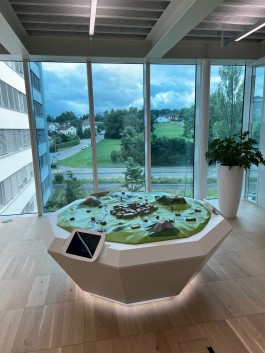 Bühler Markenraum, Ausstellung, Markenwelt, Szenografie, Firmengeschichte, VR