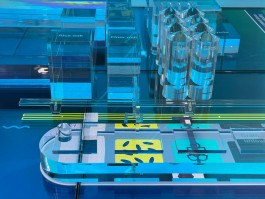 Bühler Networking Days 2022, Event, Markenkommunikation, Exponat, Plexiglas Modell, Screen