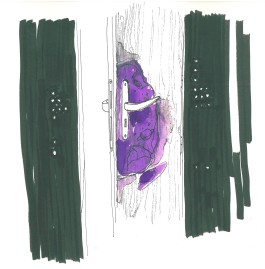 Das Gedächtnis des Raumes, Ausstellung, Projection Mapping, TU Berlin, Urania Berlin, Skizze 