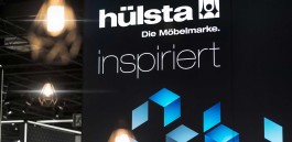 hülst, Messedesign, IMM Möbelmesse, Salone del mobile, Mailand, Lichtlinien bilden Räume, logo 