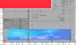 Himmlischer Blick, Kunst am Bau, Physik, LED, Mediatektur, Quantenphysik, Grundriss