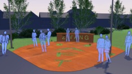 zwangHAFT, Denkmal Zwangsarbeit Kriegsgefangenschaft, Kunst am Bau, Köln-Frechen, 2024, Künstler: Raimund Schucht 