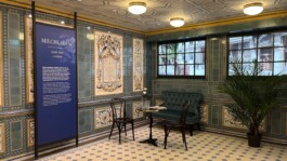 Villeroy & Boch Welt, Markenwelt, historischer Milchladen, mediale Bespielung, 30ziger-Jahre